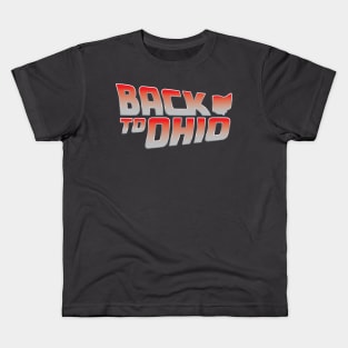 Scarlet State Back To Ohio Kids T-Shirt